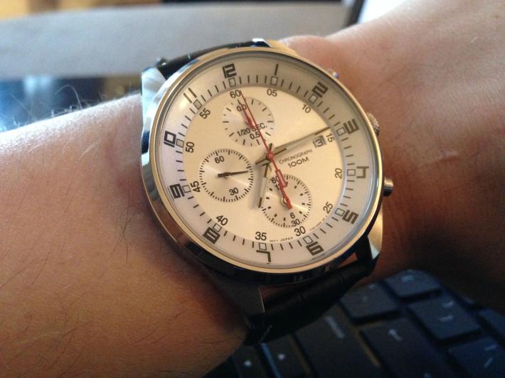 SEIKO 精工 SNDC87P2 男款計時腕表
