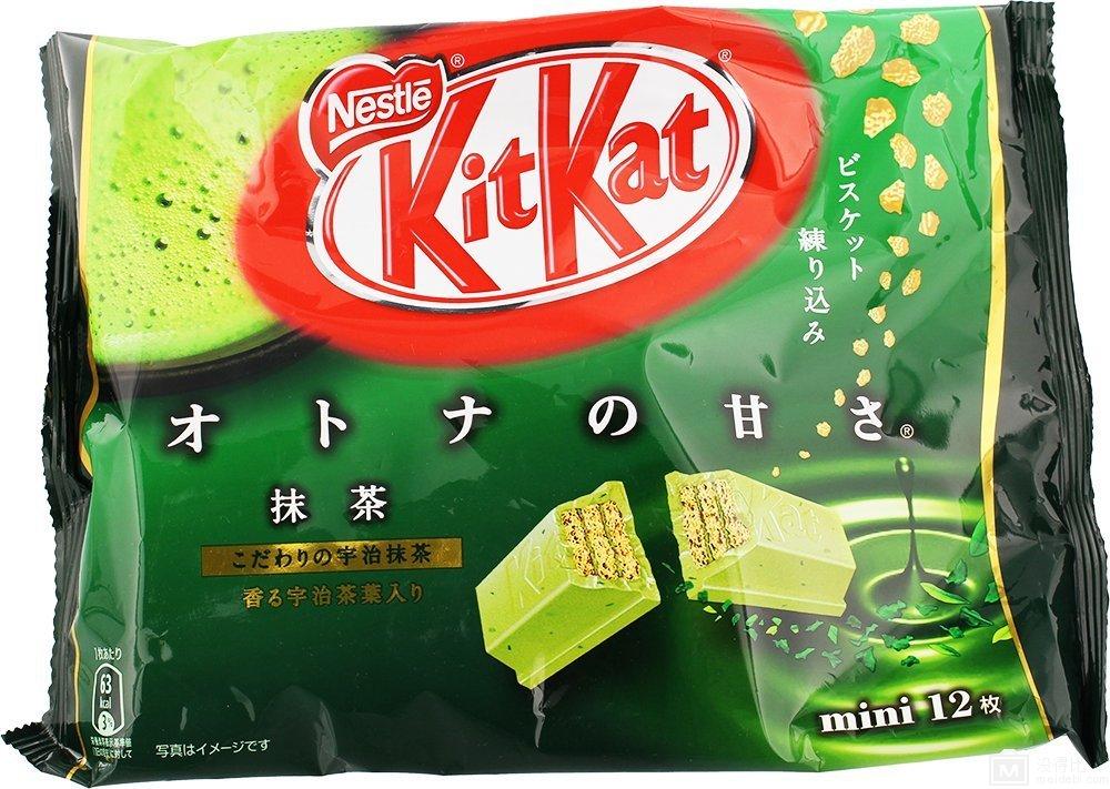 japanese kit kat抹茶威化饼