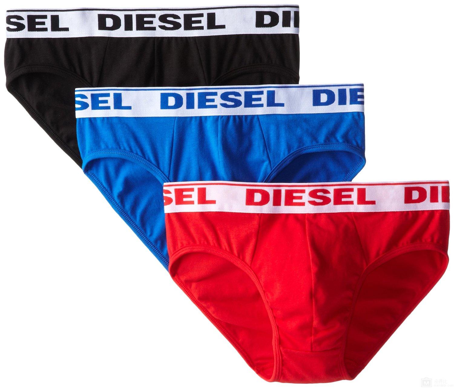diesel 迪赛 男士三角内裤 3条装